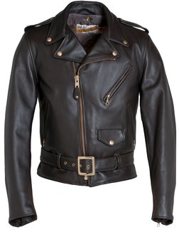 Schott NYC Patched biker jacket LCRIDERBADGE