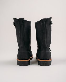 Style BT54 Black Suede Front View