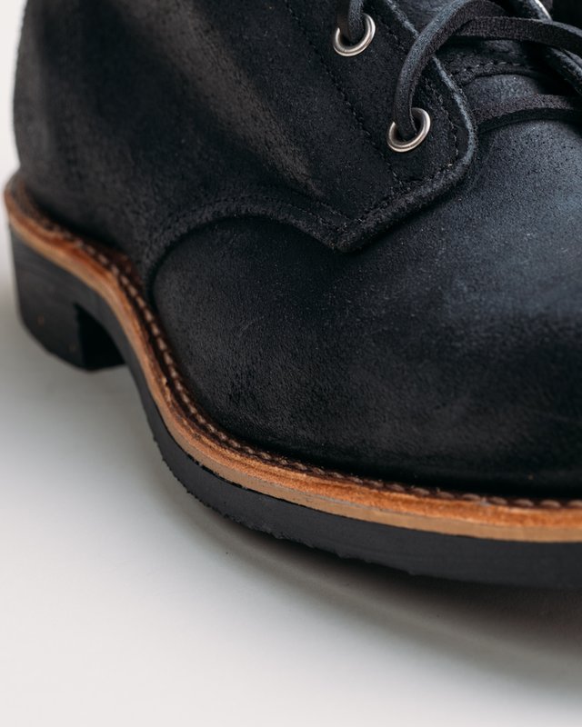 Style BT24 Black Suede Front View